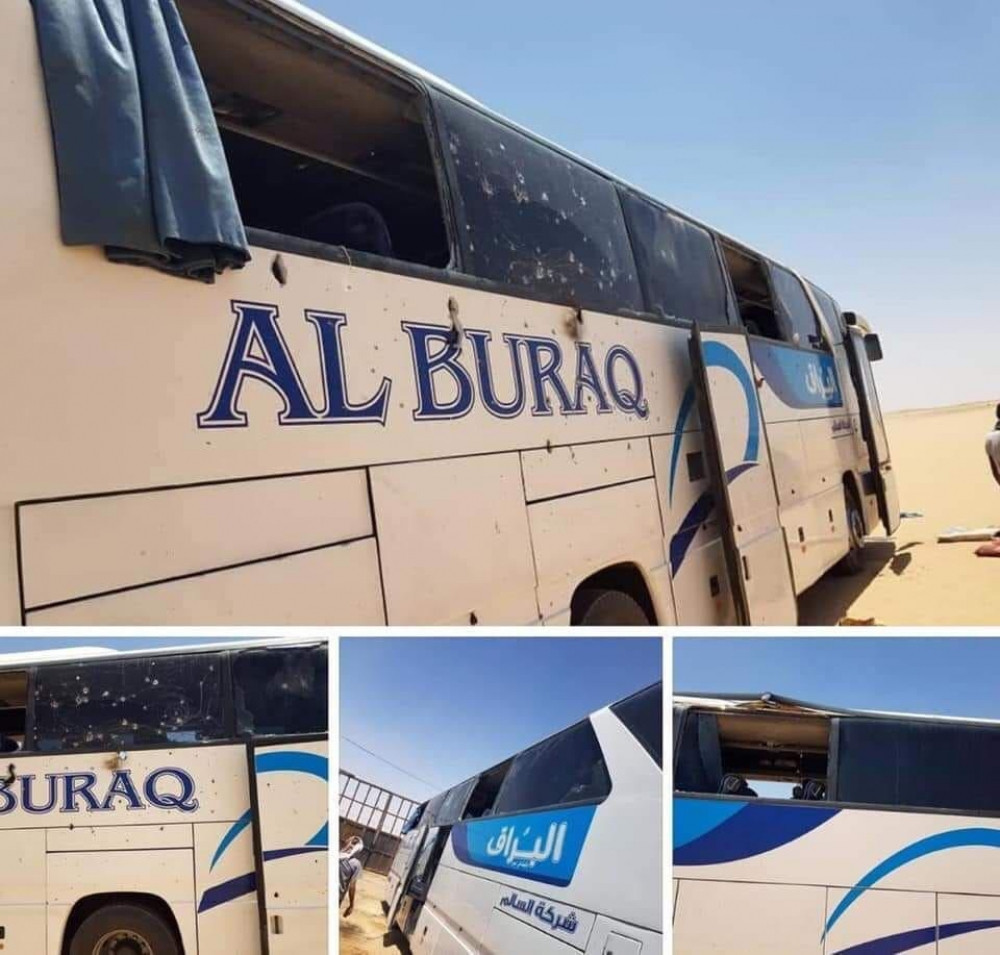 قتلى وجرحى جراء استهداف حافلة نقل جماعي في طريق العبر